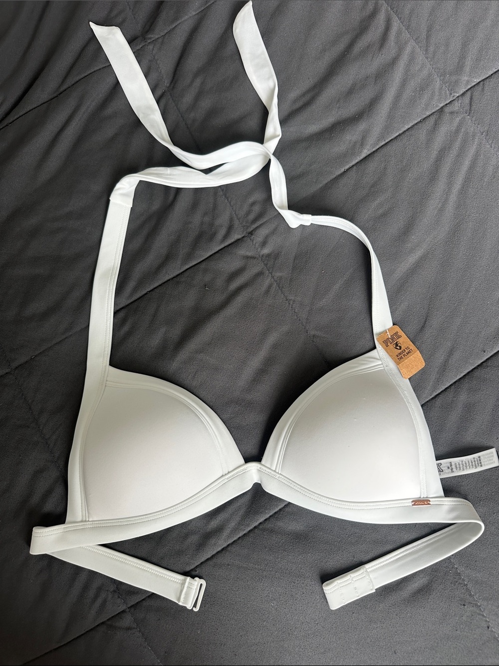 NWT VS PINK Halter Push-Up Bikini Top